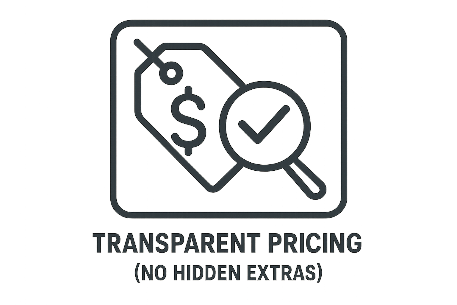 Transparent Pricing Icon